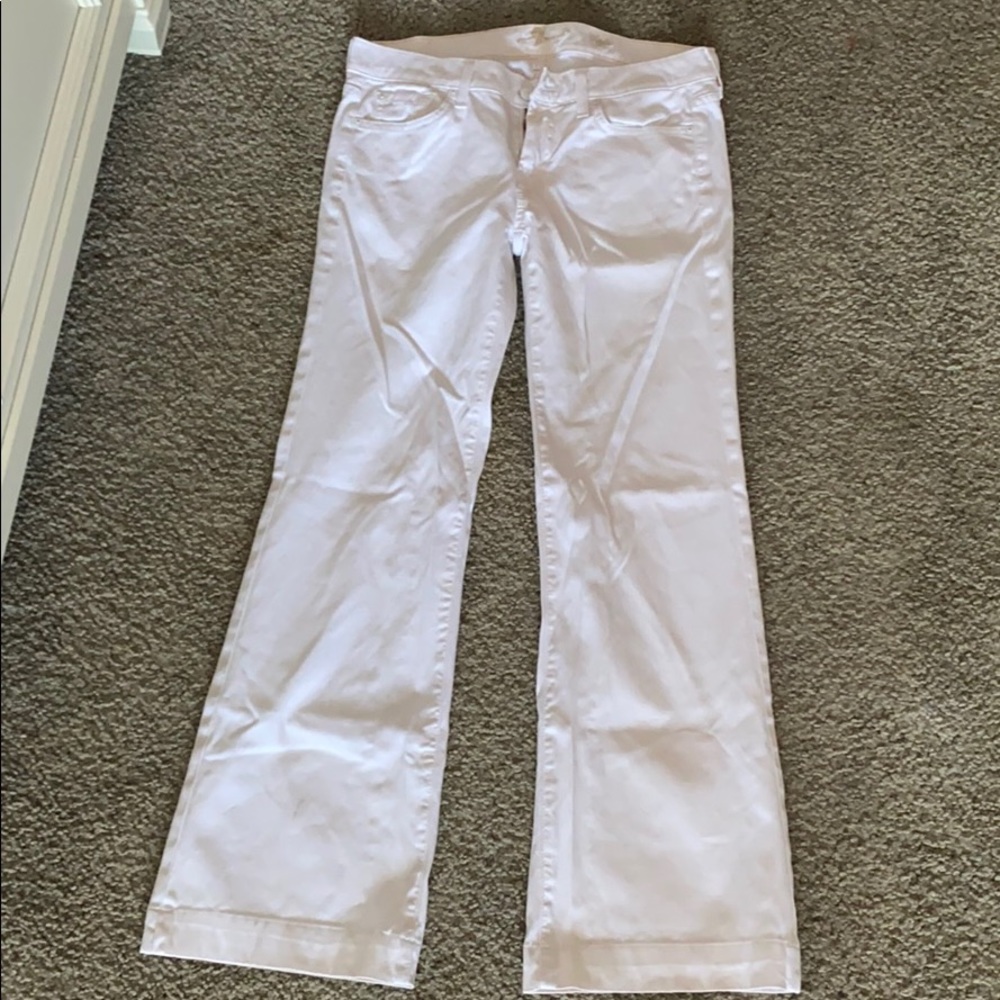 7 For All Mankind White Dojo Jeans